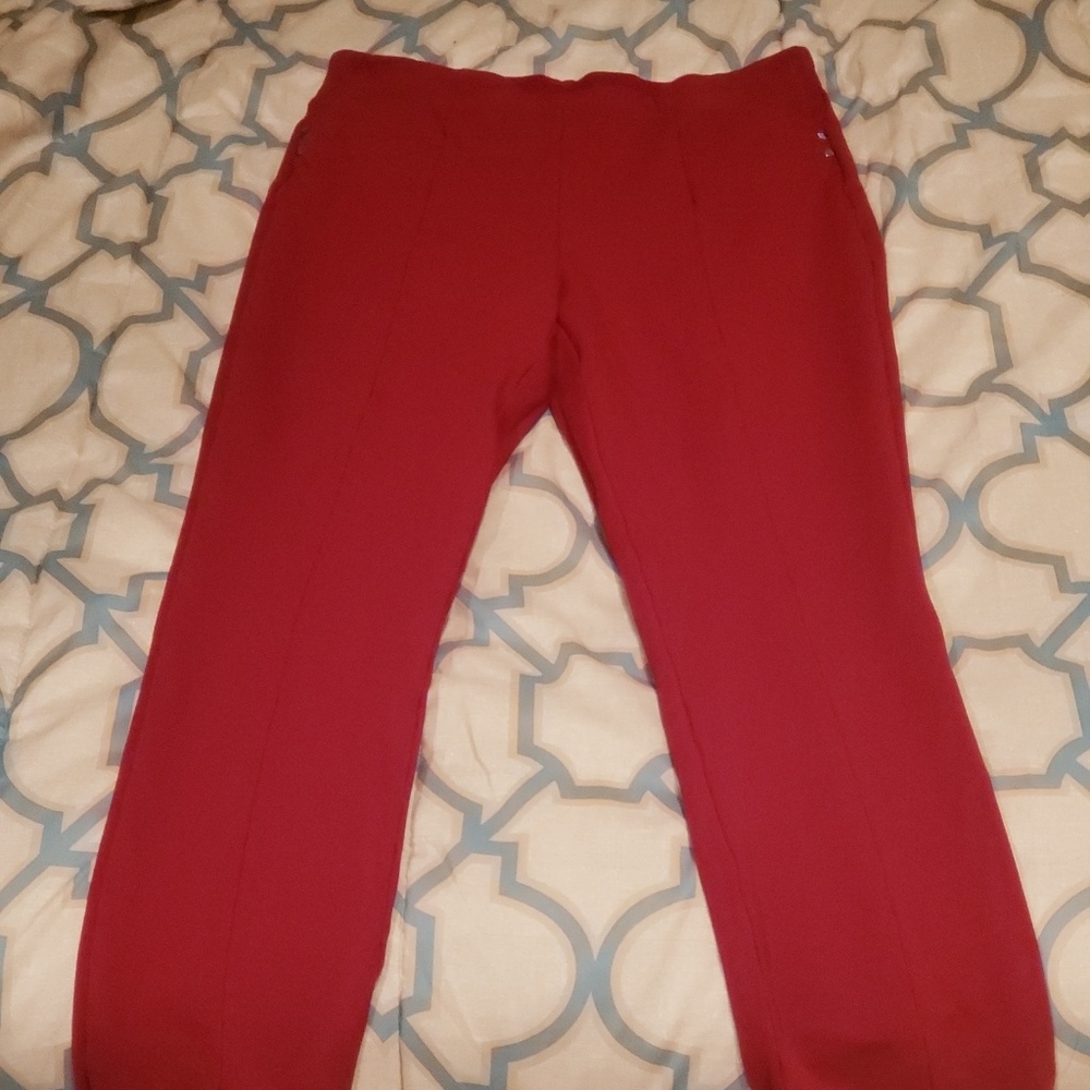 Red work pant by Nine West